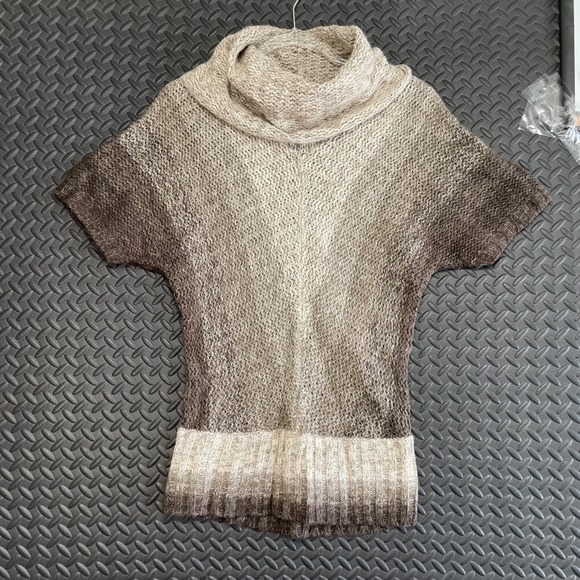 Fenn Wright Manson Wool Blend Brown Knitted Cowl Neck Pullover Sweater Women XS - Picture 1 of 7